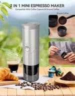 اسپرسو ساز شارژی مدل PORTABLE Espresso Coffee Machine - Image 2