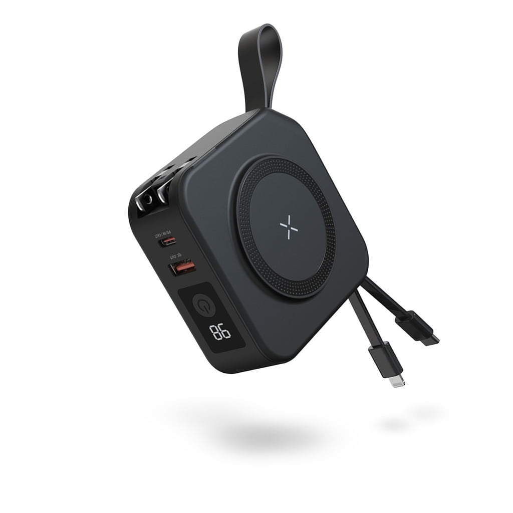 شارژر بی سیم مگ سیف در پاوربانک پرودو 5in1