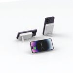 پاوربانک گرین لاین Kick stand با ظرفیت 10000mAh و قابلیت شارژ سریع Type-c ،شارژ بی سیم مقناطیسی 15W و پایه موبایل کاربردی. طراحی سبک و قابل حمل