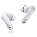 تصویر هنذفری cmf buds pro که دارای طراحی ارگونومیک و سبک است.کیس شارژ مشکی و مینیمال همراه آن دیده می شود. این هندفزی ها با میکروفون همراه آن دیده می‌شود.این هندفزی ها با میکروفون های HD برای تماس های واضح طراحی شده اند