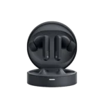 تصویر هنذفری cmf buds pro که دارای طراحی ارگونومیک و سبک است.کیس شارژ مشکی و مینیمال همراه آن دیده می شود. این هندفزی ها با میکروفون همراه آن دیده می‌شود.این هندفزی ها با میکروفون های HD برای تماس های واضح طراحی شده اند