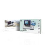 میز لپتاپ چندکاره Green Lion با سطح PVC بادوام، استراحتگاه مچ دست و دسته متصل برای حمل آسان"