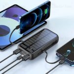 پاوربانک با باتری خورشیدی گرین لاین مدل PD20W SOLAR 2 POWER BANK 20000mAh - Image 2