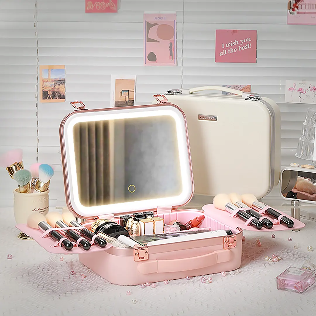 کیف لوازم آرایش با آینه چراغدار