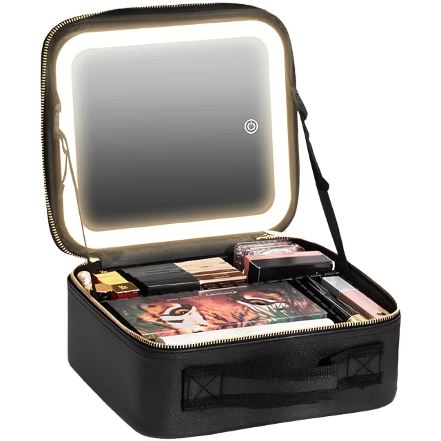 کیف لوازم آرایشی چراغ دار گرین لاین